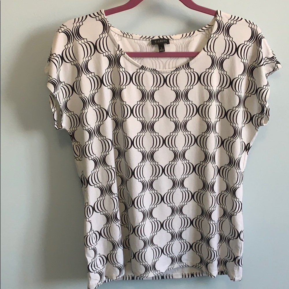 Black and White Talbots T-shirt